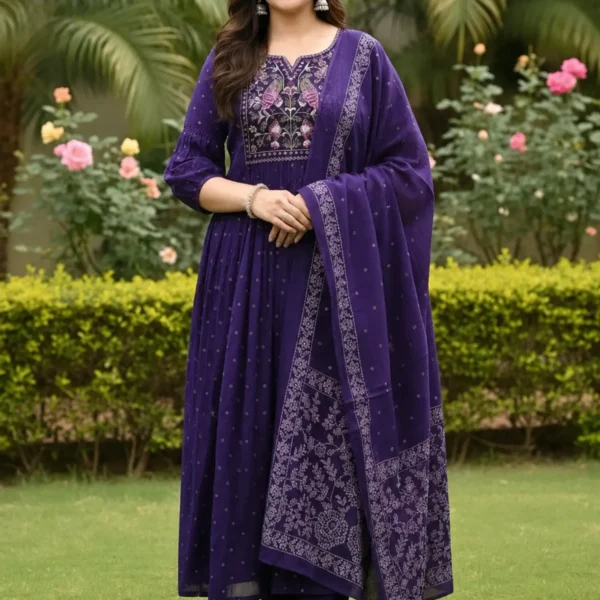 Pure Cotton Kurta Sets With Dupatta