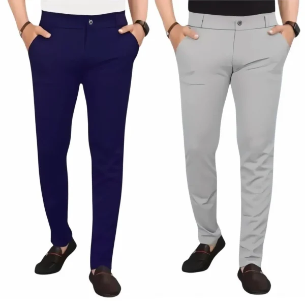 Combo Pack of 2 Trouser Pants for Man,
