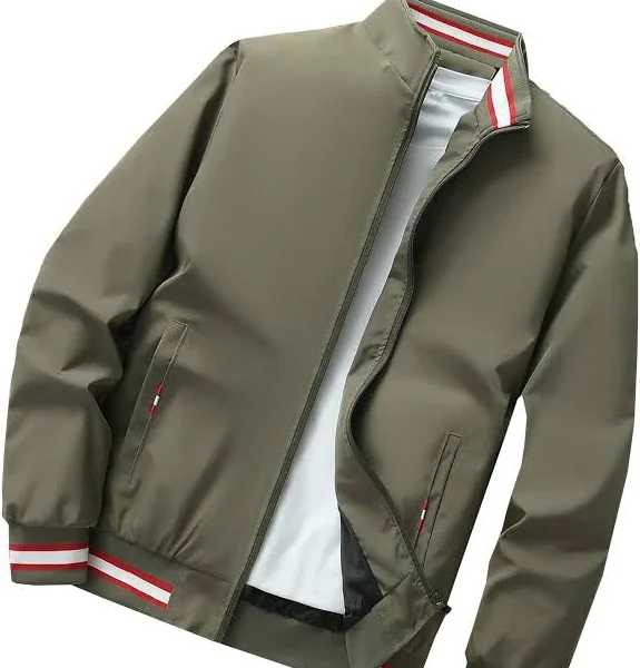 Men's Regular Fit Zip-Up Casual jacket